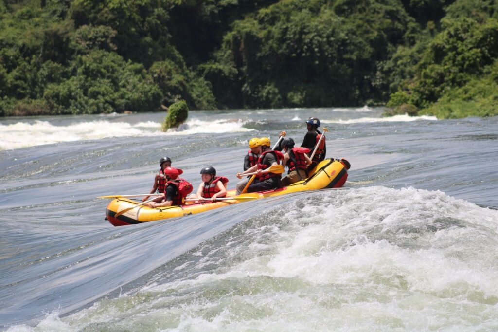 Rafting on the Nile Safari